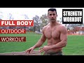 Best Outdoor Workout to Build Muscle [full body - 8 exercises]