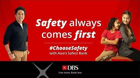 Your Trusted Partner | #ChooseSafety with DBS featuring Sachin Tendulkar