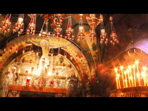 The Golgotha, or Calvary - Church of The Holy Sepulchre / Jerusalem.