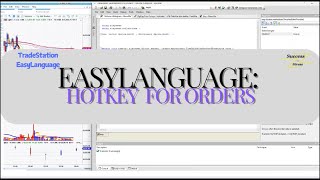 TradeStation: EasyLanguage: Indicator: Hotkey for Order Entry