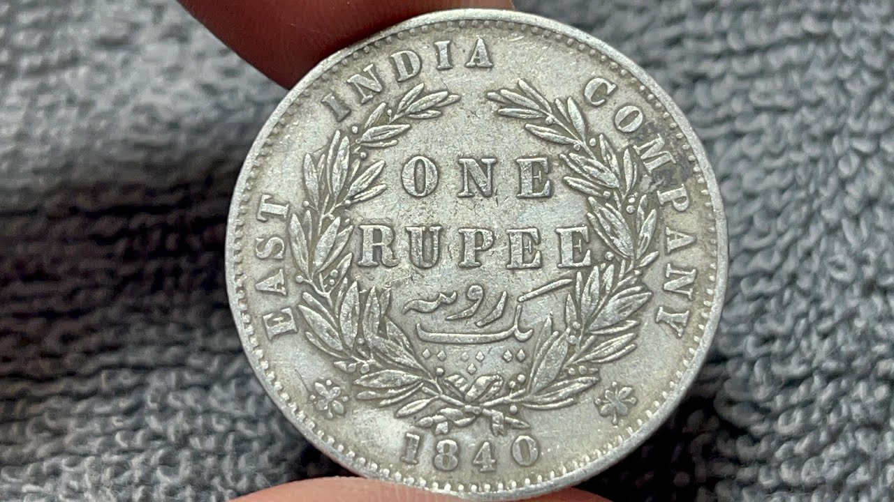1840 British India 1 Rupee Coin • Values, Information, Mintage