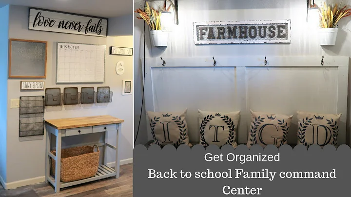 Back to school organization|Family command center