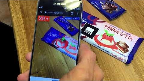 Augmented reality - webAR on food packaging