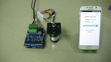 Control and Monitor Brushed DC motor via Websoket