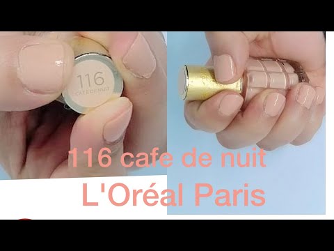 Видео: L'Oreal Paris Color Riche Le Vernis L'huile Nail Paints - 116 Кафе De Nuit, 440 Cherie Macaron, 550 Rouge Sauvage Обзор