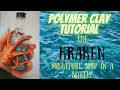 Easy polymer clay for beginners || The KRAKEN mini diorama || ship in a bottle