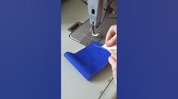 Sewing Elastic Ends Together Without Overlapping