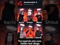Real legends of Konoha #naruto #jiraiya #itachi #shisui #naruto