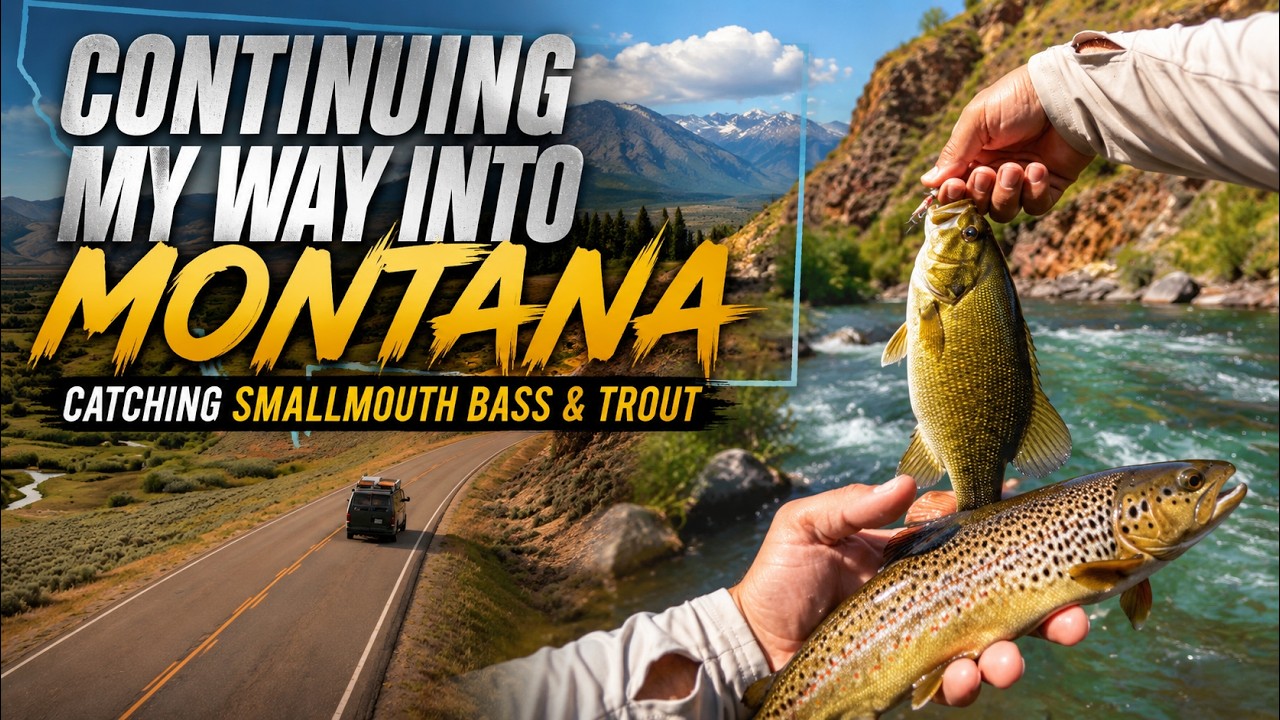 Continuing my way into Montana… and finding smallmouth bass & wild trout.