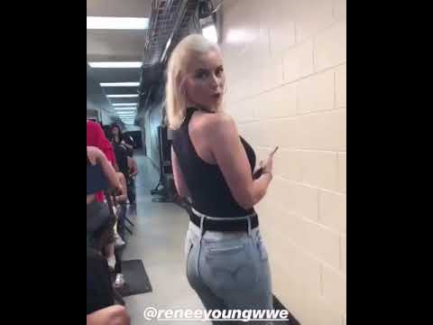 Carmella Smacking Renee Young S Butt 