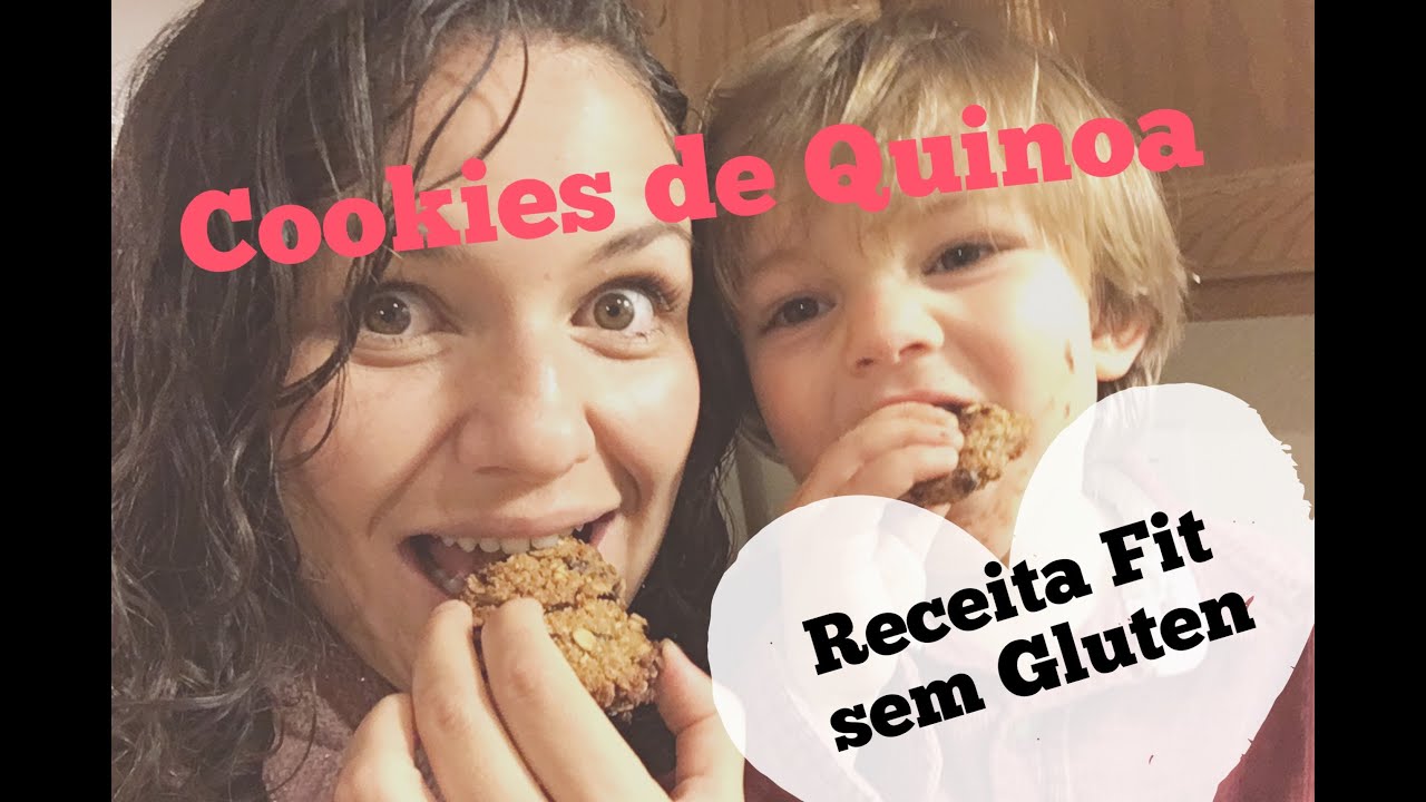 COOKIES DE QUINOA - RECEITA SAUDÁVEL E SEM GLUTEN