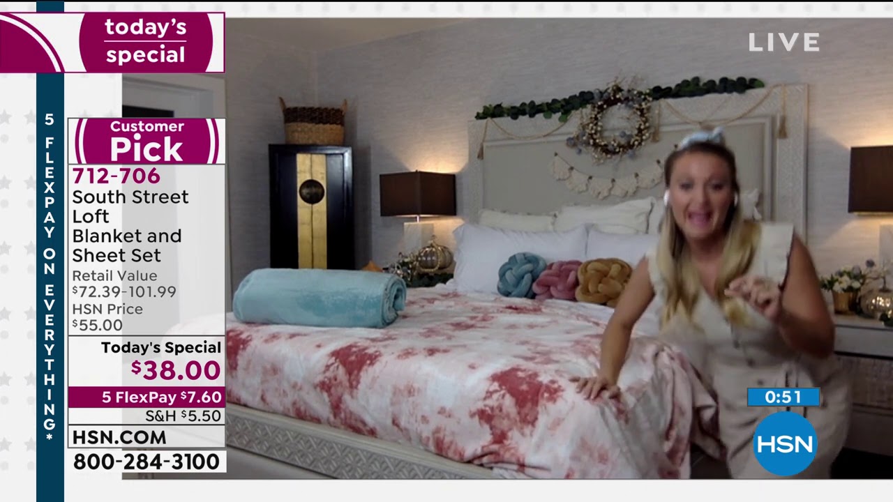 South Street Loft Blanket and Sheet Set YouTube