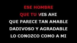 Video thumbnail of "Ese hombre   Lupita D' Alessio Karaoke"