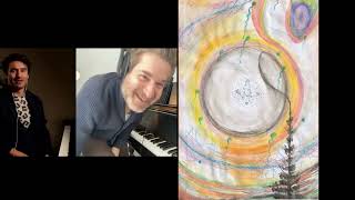 Dan Tepfer & Kevin Hays - Improvisation (Birthday Party) - Live Drawing