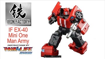 Iron Factory IF EX-40 Mini One Man Army Official Video Manual