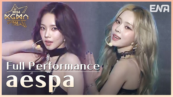 [#2024KGMA] aespa (에스파) - Whiplash+Supernova+Armageddon | #에스파 #aespa | ENA 241117 방송