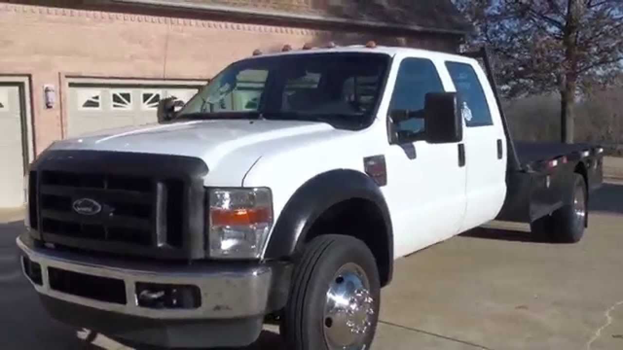 Super Crew Cab >> HD VIDEO 2008 FORD F550 XL DISEL CREW CAB FLAT BED SEE WWW ... Super Crew Cab >> HD VIDEO 2008 FORD F550 XL DISEL CREW CAB FLAT BED SEE WWW ...