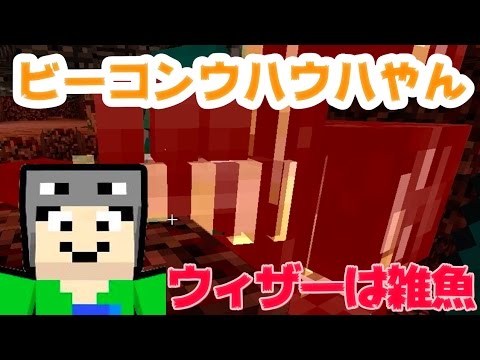 マインクラフト ウィザーを岩盤で窒息させる場所探し 187 オロオロktのマイクラブログ