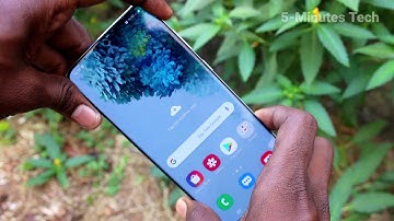 How to set face unlock in Samsung Galaxy S20 Plus