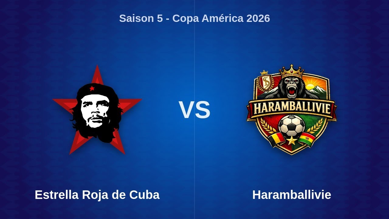 Saison 5 - Copa América 2026 | J4 - Estrella Roja de Cuba vs Haramballivie