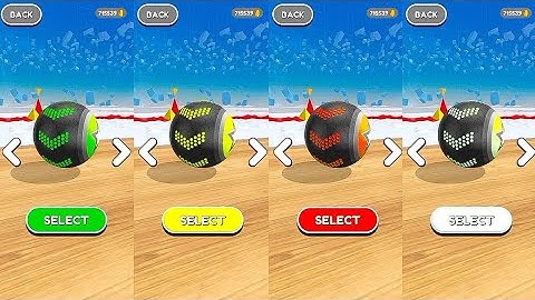 Going Balls New Update : Colors Reaction 4x Ball Run Gameplay Android iOS (Part 866 )