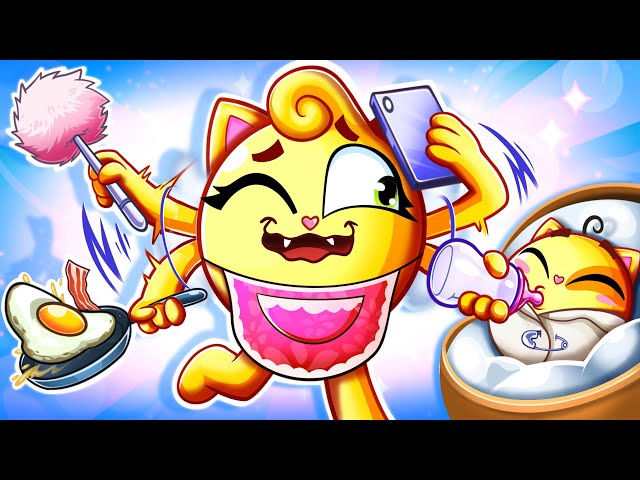 Busy Busy Mommy Song 😻😊 | Kids Songs And Nursery Rhymes by Baby Zoo class=