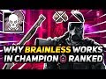 Why Brainless Plays Work in Champion Ranked