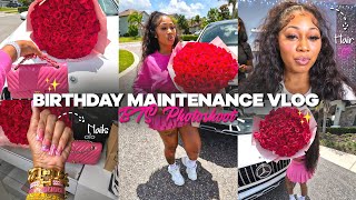 BIRTHDAY MAINTENANCE VLOG… HAIR, NAILS, BTS Photoshoot🧁