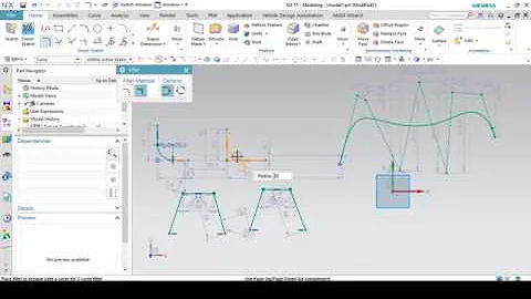 Siemens NX | Tutorials For Beginners | Splines and Fillet tools.