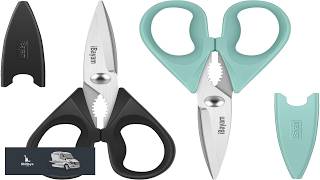 iBayam 2 Pack All Purpose Kitchen Shears Heavy Duty Stainless Steel