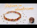 Pulsera en alambrismo ✨ no pensé que quedaría así 😍 DIY