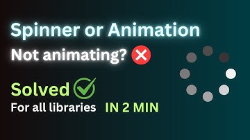 Fixing Icons, Spinners or Animations  Not Working: A Quick Fix
