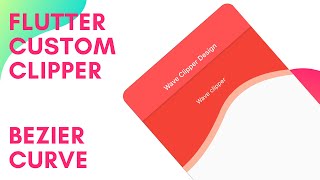Futter Custom Clipper | Quadratic Bezier Curve | Flutter Custom Widget | Flutter Custom Paint