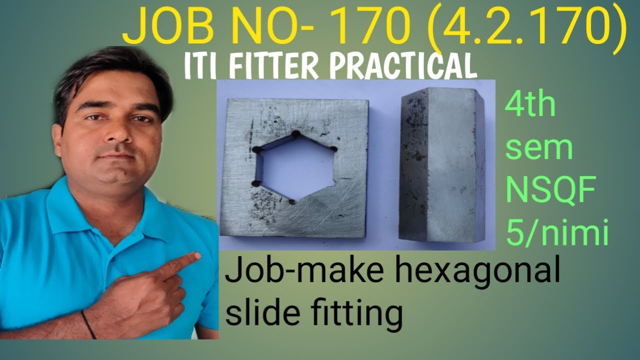 ITI FITTER TRADE PRACTICAL JOB NO170 (4.2.170). 4th SEMESTER./NSQF LEVEL 5 / NIMI/ (ITI FITTER