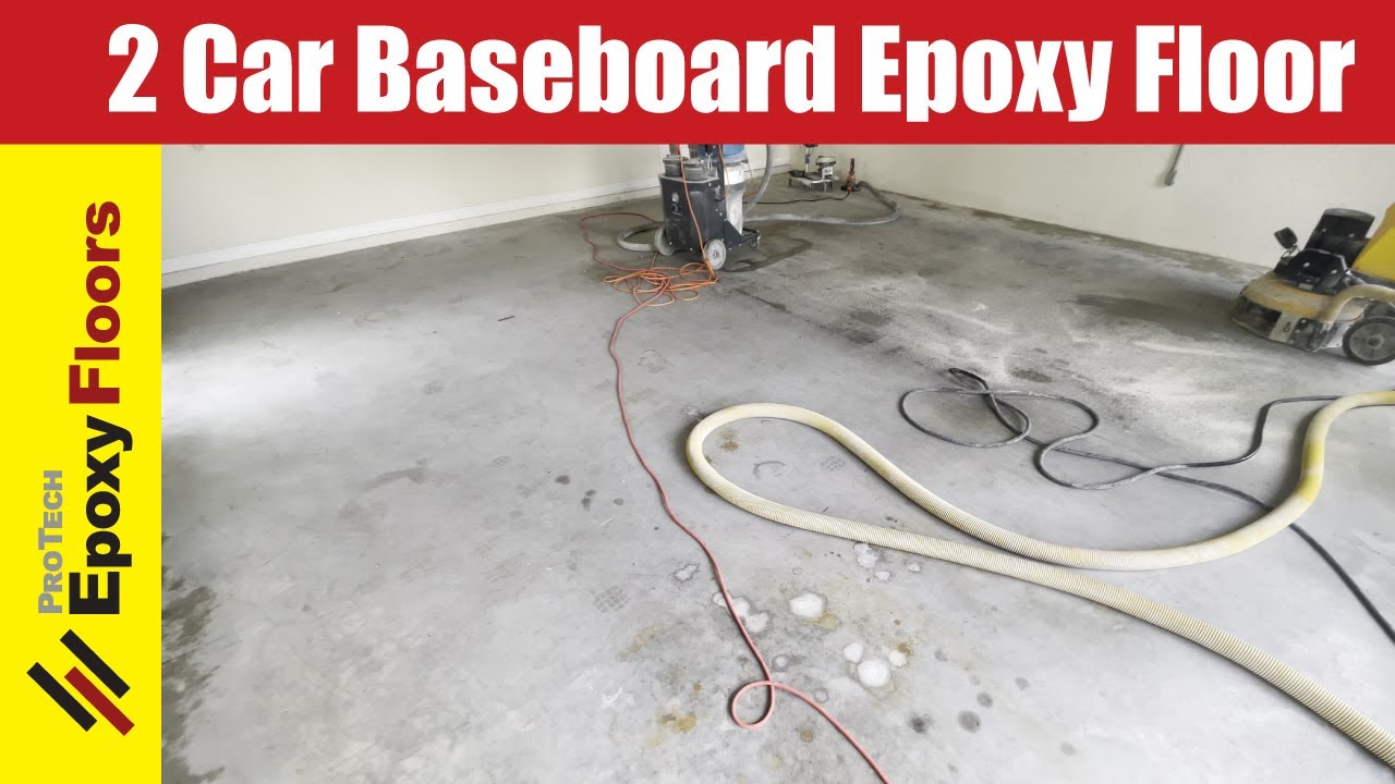 2 Car Garage Epoxy Floor - YouTube