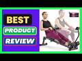Sunny Health &amp; Fitness Compact Adjustable Rowing Machine with 12 Levels