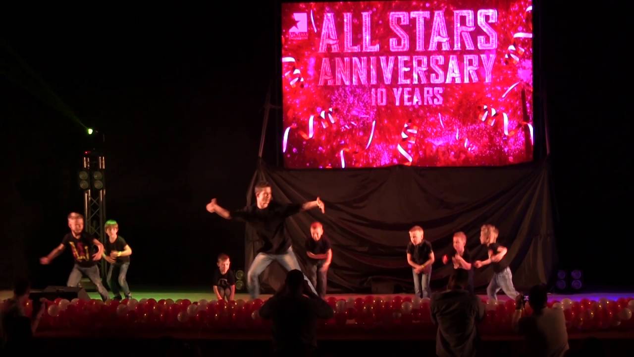 Little bboys Show by Снесарев Влад.All Stars Anniversary 10 Years 2016 contemporary art ตัวอย่าง