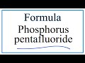 Phosphorus and Fluorine Compounds