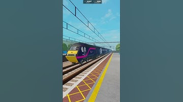 Stepford Express HST Passing Starryloch at full Speed #shorts (#scr)