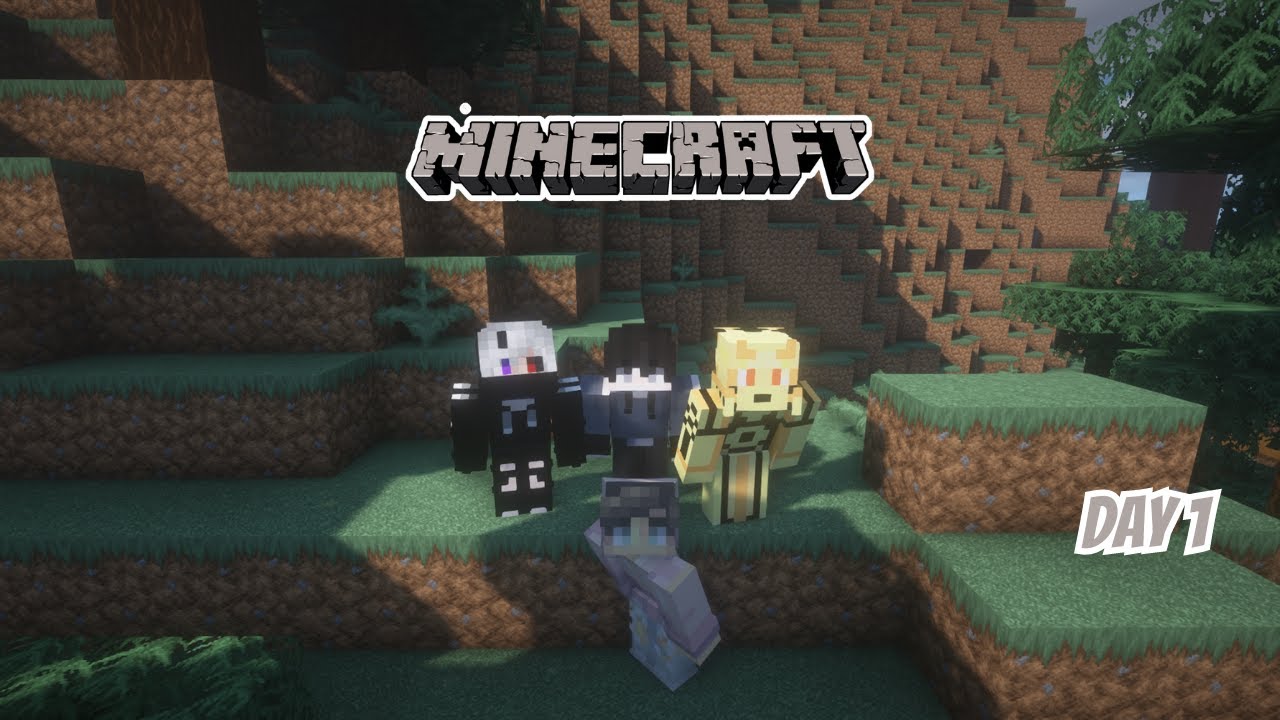 DAY 1 MINECRAFT | LIVE MINECRAFT - YouTube