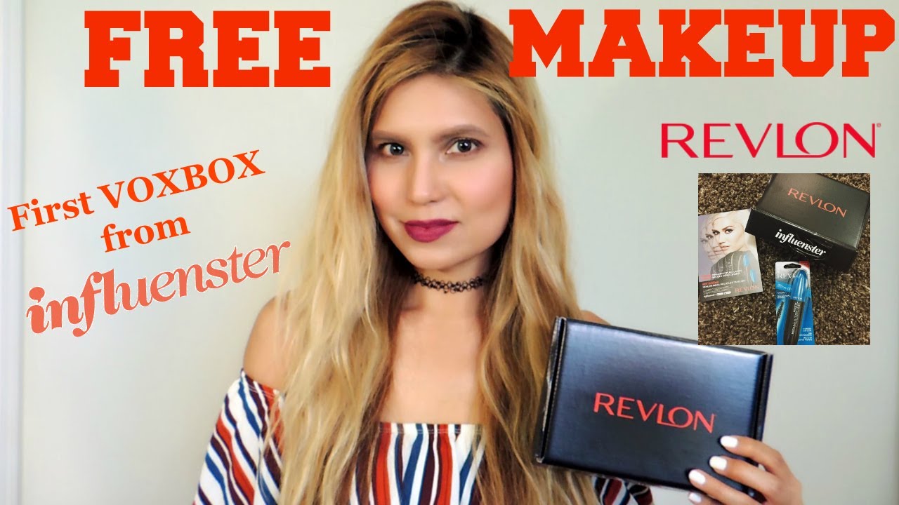HOW TO GET FREE MAKEUP INFLUENSTER REVLON VOXBOX YouTube