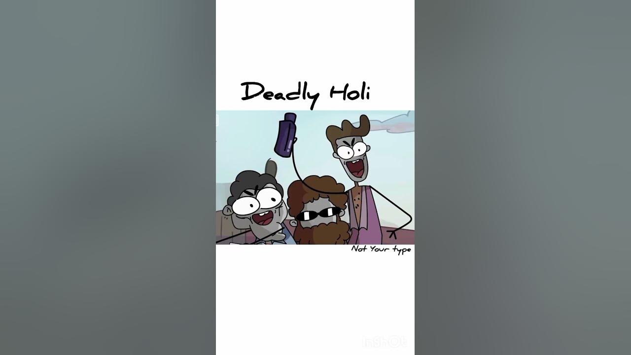 holi cartoon comedy video