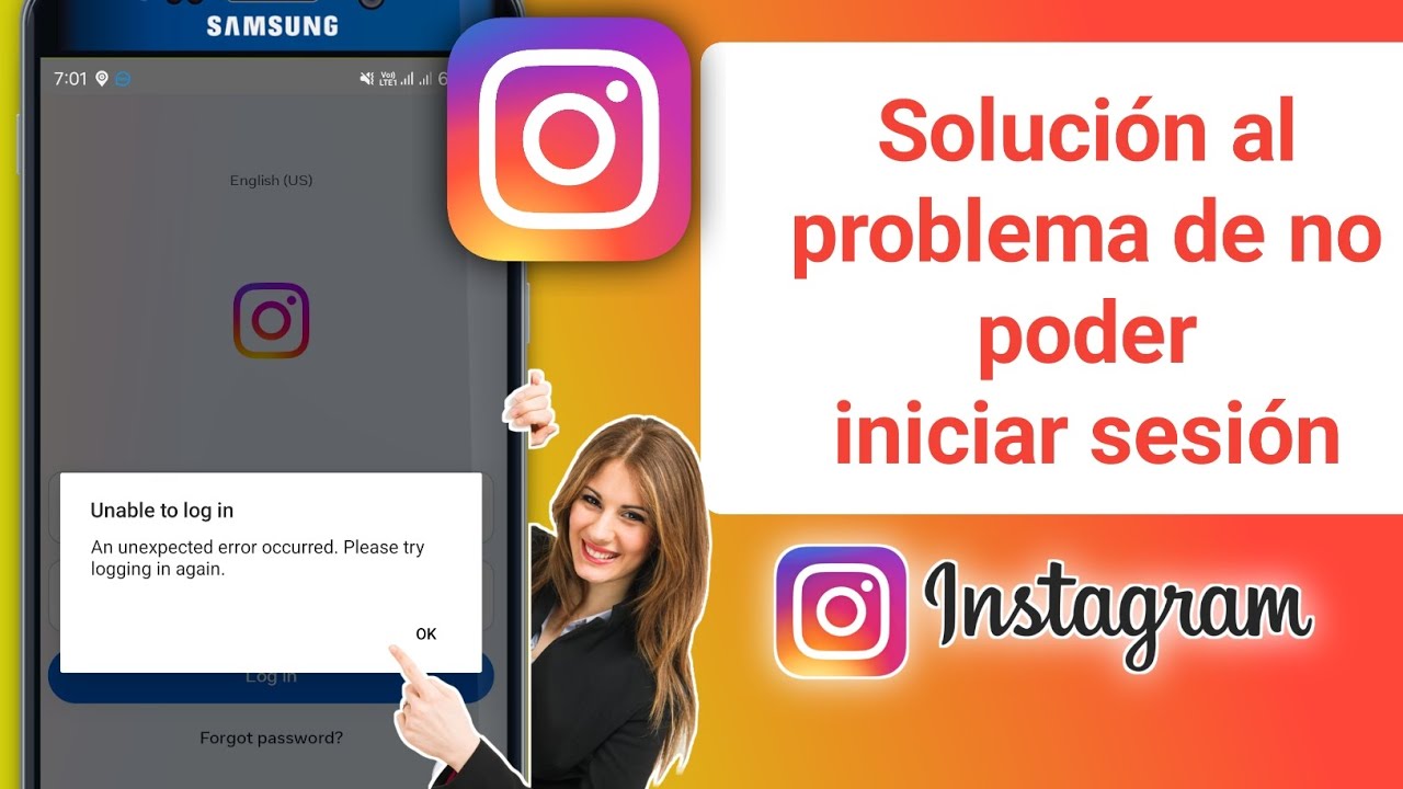 No Iniciar Sign Instagram no puede iniciar sesión problema 2024 - YouTube