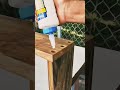 one of the ways that creative ideas cover up wooden screw holes so they don't show