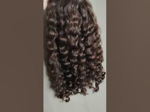 кудри натуральные 50 см - YouTube