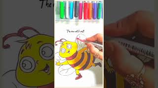 Celebrity Cute honey bee🐝🍯 coloring Wealth
