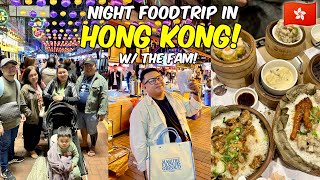 HONG KONG 2024: Tara sa Temple Street Night Market + Dim Sum dinner with the Fam! | Jm Banquicio