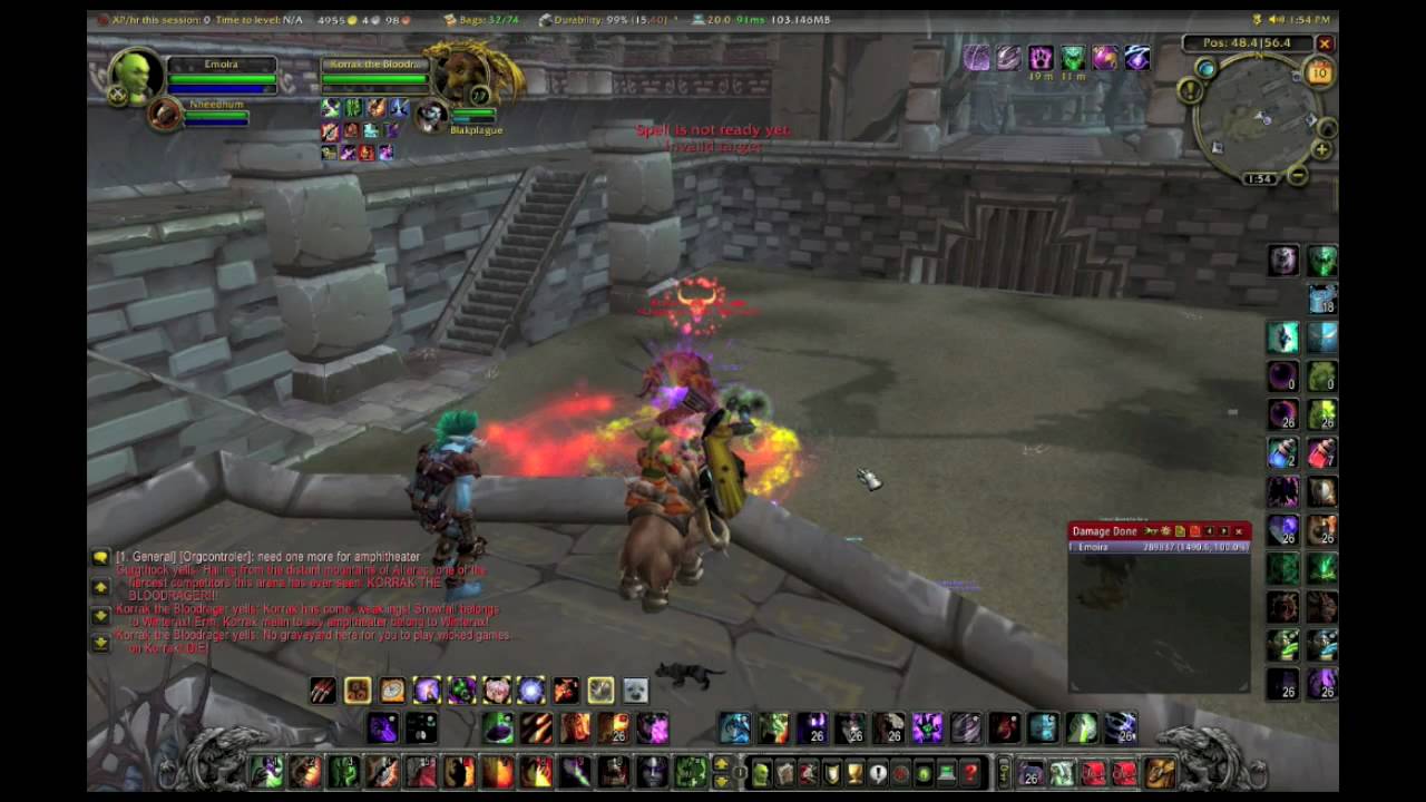 WoW - Amphitheater - Korrak the Bloodrager