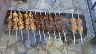 Вкусный шашлык- приготовленный на балконе // Delicious kabab prepared on the balcony