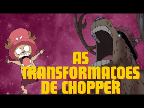 Todas as transformações de Chopper em One Piece - Critical Hits